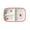strawberry, variant on Unmbo Square Portion Control Plates for Weight Loss,Divided Plates Ceramic Plates