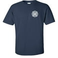 thumbnail image 2 of Fair Game Firefighter EMT T-Shirt Fire/EMT Graphic Tee-Navy-S, 2 of 5