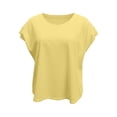 thumbnail image 5 of WERYOUNG Women's T Shirts Breathable Mesh Yoga Tee Open Back Loose Fit Gym T-Shirt For Everyday Wear Versatile Top M, 5 of 5