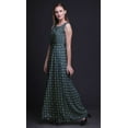 thumbnail image 2 of Bimba Ikat Printed Women Sleeveless Gown Chic Style Long MaxiÂ&nbsp;Dress-X-Small, 2 of 5