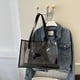 thumbnail image 5 of Bolsa de almacenamiento de viaje transparente DQrwqpou Bolso de mano de PVC para mujer, 5 of 9
