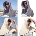 thumbnail image 2 of Adult Ponytail Hat Student Outdoor Cycling Fishing Neck and Shoulder Cover Hat Hot Holiday Staying Cool Hat for Male, 2 of 8