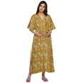 thumbnail image 1 of Moomaya Robe Kaftan d'Été pour Femmes en Coton à Boutons, Manches Kimono, Maternité, 1 of 5