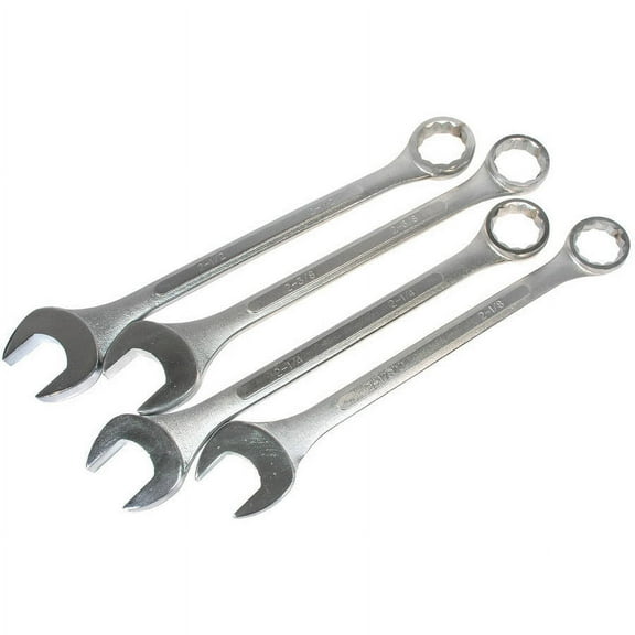 KTI Jumbo Wrench Set, 4-Piece, Raised Panel, 2-1/8"-2-1/2"