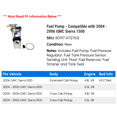 thumbnail image 2 of Fuel Pump - Compatible with 2004 - 2006 GMC Sierra 1500 2005, 2 of 2