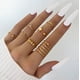 thumbnail image 1 of Anillos a juego de estrella y luna para Mujer, Anillos de Mujer, conjunto de Anillo de oro, Bagues, Anillo para niñas, joyería Bohemia, accesorios de Slytherin Tan Jianjun  unisex, 1 of 2