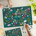 thumbnail image 4 of Lantern Press 1000 Piece Jigsaw Puzzle, Science Icons, Collage, 4 of 5