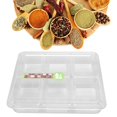 thumbnail image 4 of Caja De Condimentos, Tarro De Condimentos Resistente Al Frío De Gran Capacidad Para Cereales ANGGREK 6 rejillas, 4 of 8