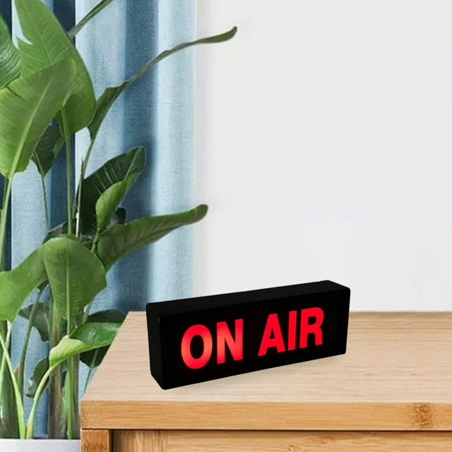 Letrero de grabación con función de cambio de color caja con lámpara Letrero de por LED para decoración de escritorio en hogar de Negro Rojo Inalámbrico