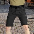 thumbnail image 3 of Dpytoraw Men's Quick Drying Shorts Summer Hiking Trousers Trousers With Pockets Cargo Trousers Short Lightweight Sports Shorts Trekking Trousers Short Men Black, 3 of 5