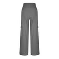 thumbnail image 7 of Clearance under 10.00 Cargo Sweatpants for Women Women's Casual Loose Baggy Pockets Pants Fashion Playsuit Trousers Overalls Bib Overall Cotton And Linen Pants, 7 of 7