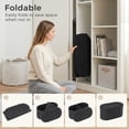 thumbnail image 4 of Gianna 43 Inch Ottoman with Storage, Folding Foot Rest for Living Room & Bedroom, Versatile Home Bench, Black, 4 of 7