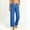Blue, variant on Dianli Business Casual Outfits for Women Linen Wide Leg Pants Elastic Drawstring Waist With Pockets Breathable Linen Pants for Women Summer Beach Travel and Daily Wear Red M