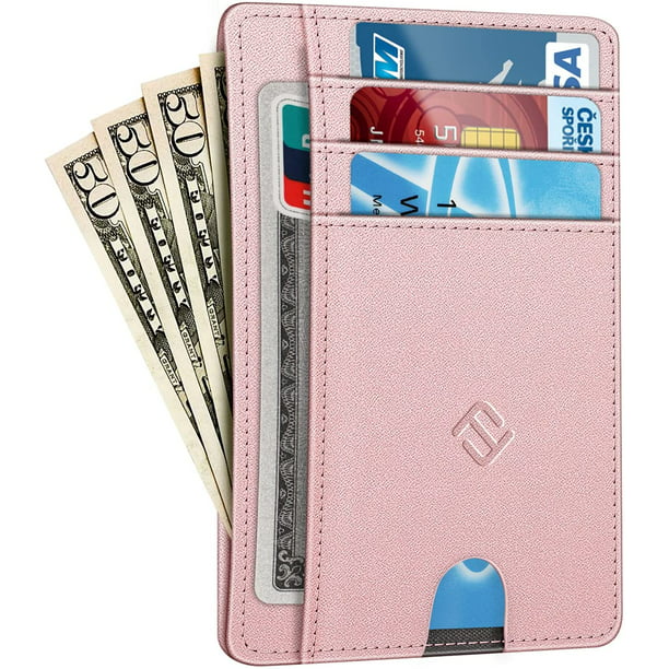 Fintie RFID Credit Card Holder Minimalist Card Cases & Money Organizers Front  Pocket Wallet for Men & Women - Walmart.com