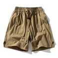 thumbnail image 6 of Thousandth Men's Summer Shorts Plus Size Quick Drying Moisture Wicking Athletic Shorts Loose Elastic Waist Biker Shorts Plain Outdoor Casual Shorts, 6 of 8