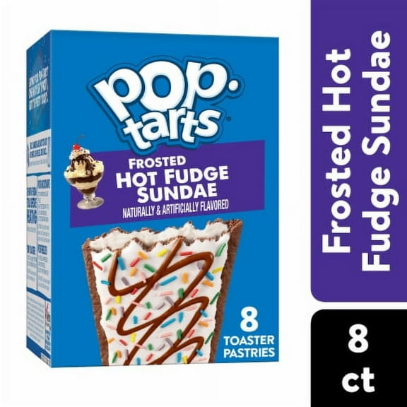 2X - Kellogg's Pop-Tarts Frosted Hot Fudge Sundae Toaster Pastries