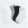 thumbnail image 6 of TELOLY 30Pairs Kids Socks,4-6 Years Old Baby Girl Socks,Black White Gray Toddler Socks 2T-3T,Combination1, 6 of 6