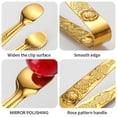 thumbnail image 4 of Food for Kitchen Use - Tongs 4 Inch Open Mouth for Small Tasks - Stainless Steel Non- Grip Accessories, 4.1*0.7 in, Silver, 4 of 9