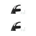 thumbnail image 2 of Naiovety Detachable Universal Skate Brake Pad Holdback Wear-resistant Accessories Braking Roller Rustproof Block for Roller-skating Negro 2Conjunto, 2 of 6