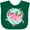 Green, variant on Inktastic Watermelon Axolotl Boys or Girls Baby Bib