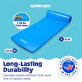 thumbnail image 2 of Open Box TRC Recreation Sunsation 1.75" Thick Pool Float, Bahama Blue, 2 of 2