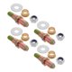 thumbnail image 1 of Moluckfu 4Jgo Kit De Pasadores Y Bujes Dorados Para Bisagras De Puerta Auto Suv Duradero, 1 of 6