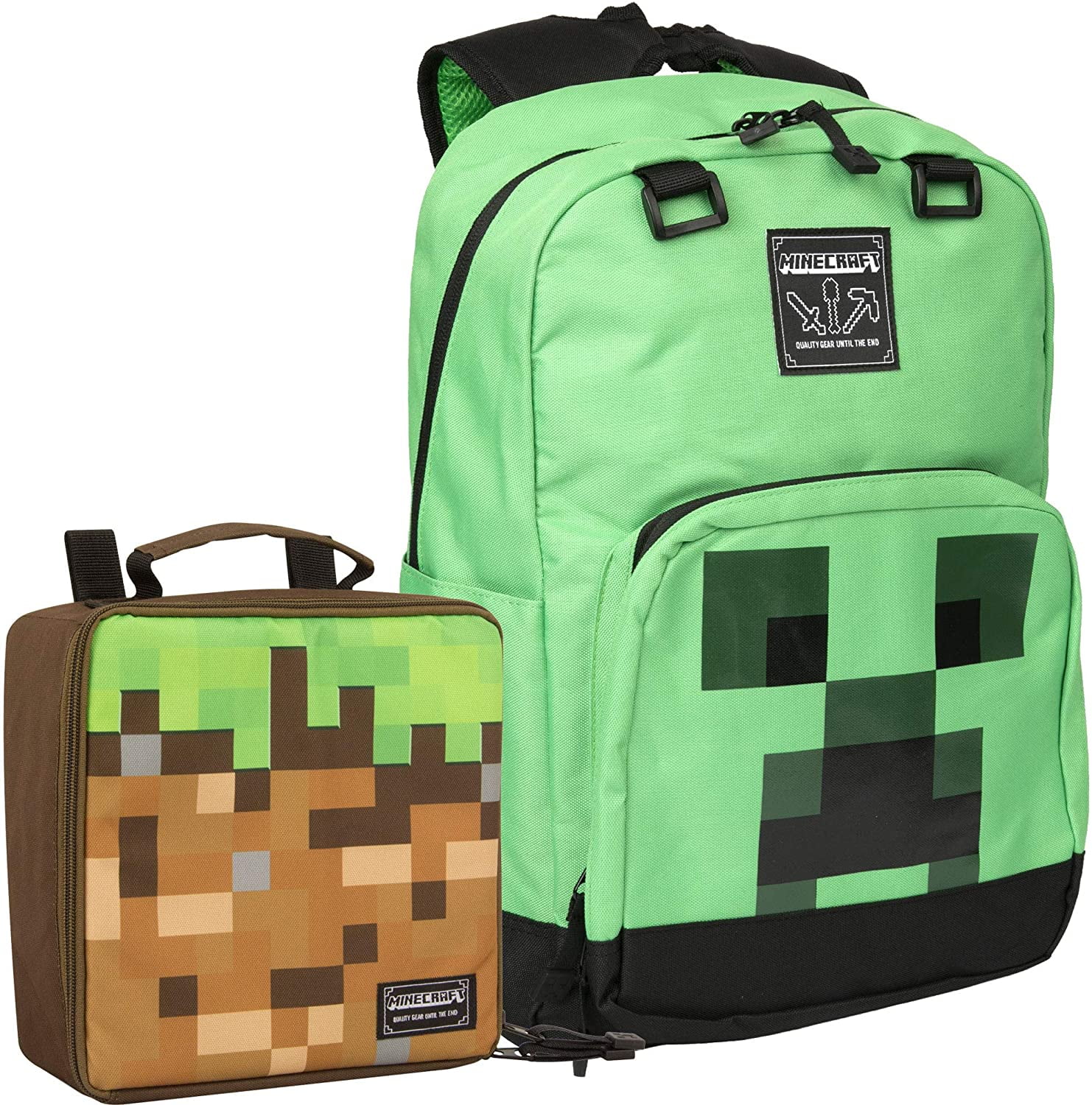 minecraft bookbag and lunch box