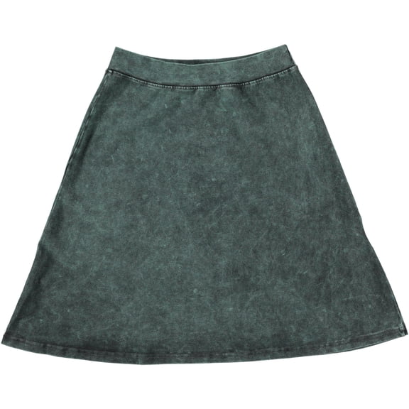 KIKI RIKI Girl's Cotton A-line Skirt 40435 Green x Small