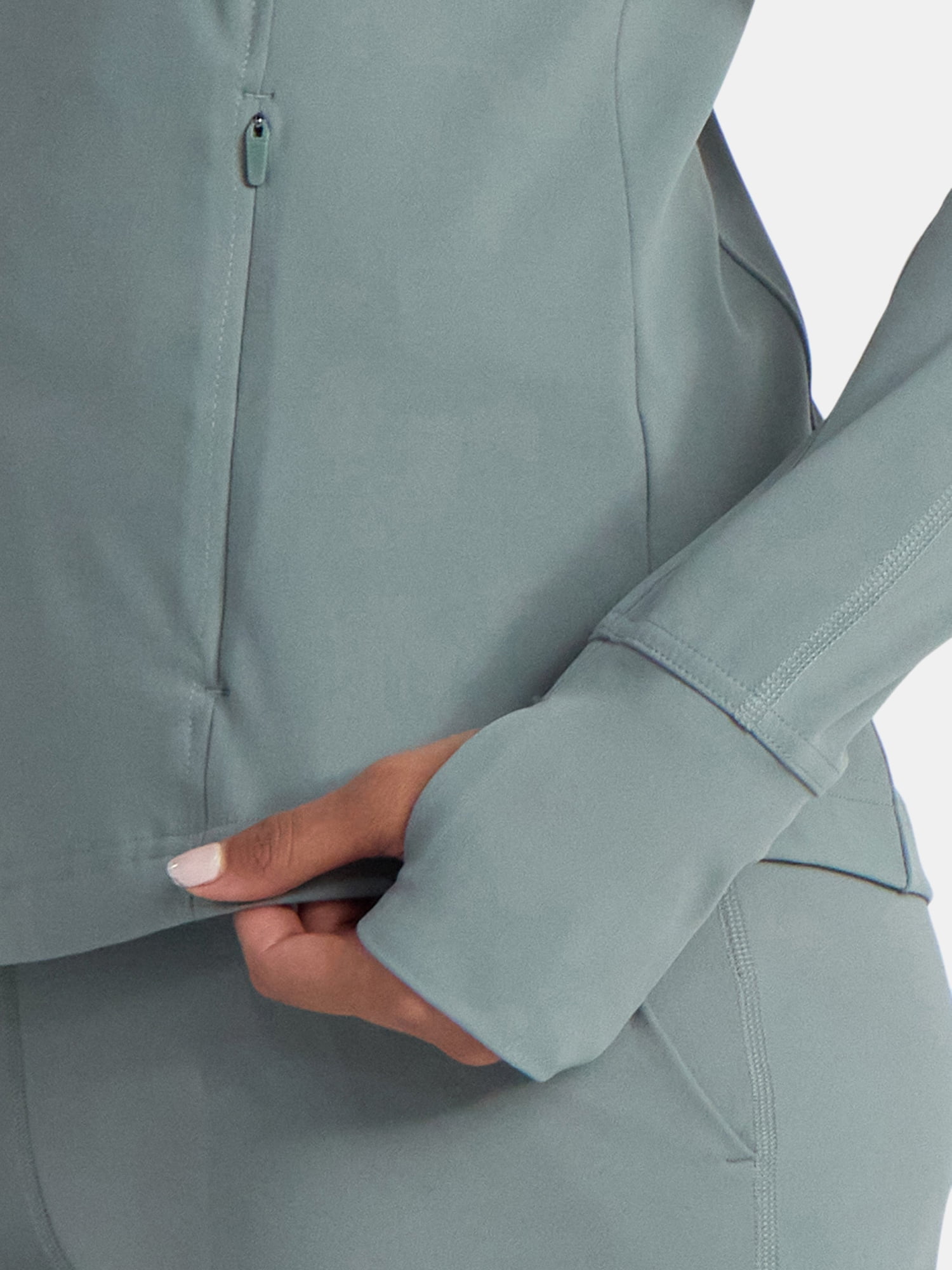 Avia Women's and Women's Plus SoftSculpt Zip Up Active Jacket, Sizes XS-4X