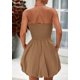 thumbnail image 2 of Vestido PRETTYGARDEN Bubble Mini 2025 Summer Khaki para mujer, 2 of 9