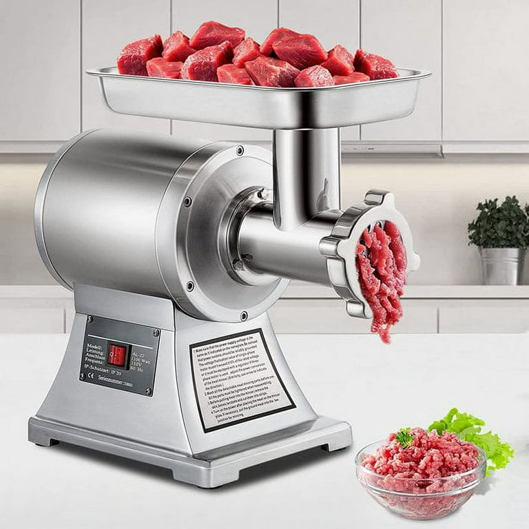 VEVORbrand 1.5HP Commercial Electric Meat Grinder,1100W 550lbs/h