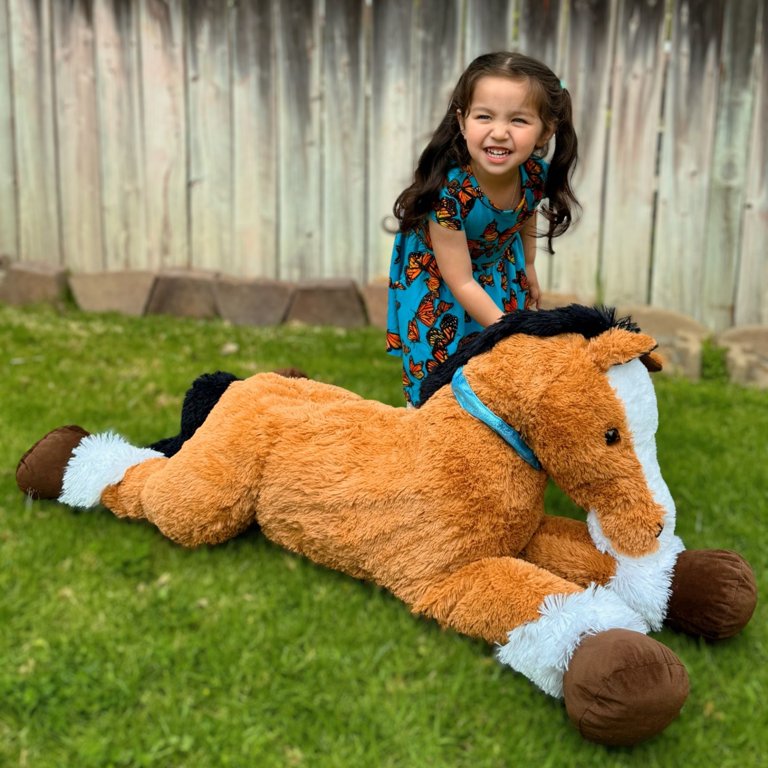 MorisMos 47'' Giant Horse Stuffed Animal Horse Plush Toy - Walmart.com