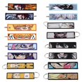 thumbnail image 3 of Llaveros bordados de Anime japonés, llaveros de motocicleta, coche, motosierra, hombre, regalo de moda para amigo, 3 of 4