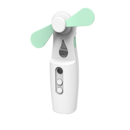 

CLZOUD Protable Fan Handheld Spray Moisturizer Water Spray Misting Fan 2 in 1 Smart Home Green Hot Weather Beach Summer Outdoor Travel Essentials for Women