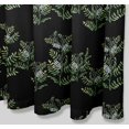 thumbnail image 6 of S4Sassy Black Mimosa Pudica Leaves Bathroom Decor Shower Waterproof Curtain Drapes Resistant-60 x 70 Inch, 6 of 6