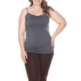 thumbnail image 2 of Women's Plus Size Lace Trim Tank Top, 2 of 2