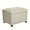 Beige, variant on 24" Storage Ottoman, Fabric Ottoman Foot Rest Stool with Hinged Lid, Tufted Rectangle Upholstered Footstool, Load Up to 350 lb, for Living Room, Bedroom, Dorm, Beige
