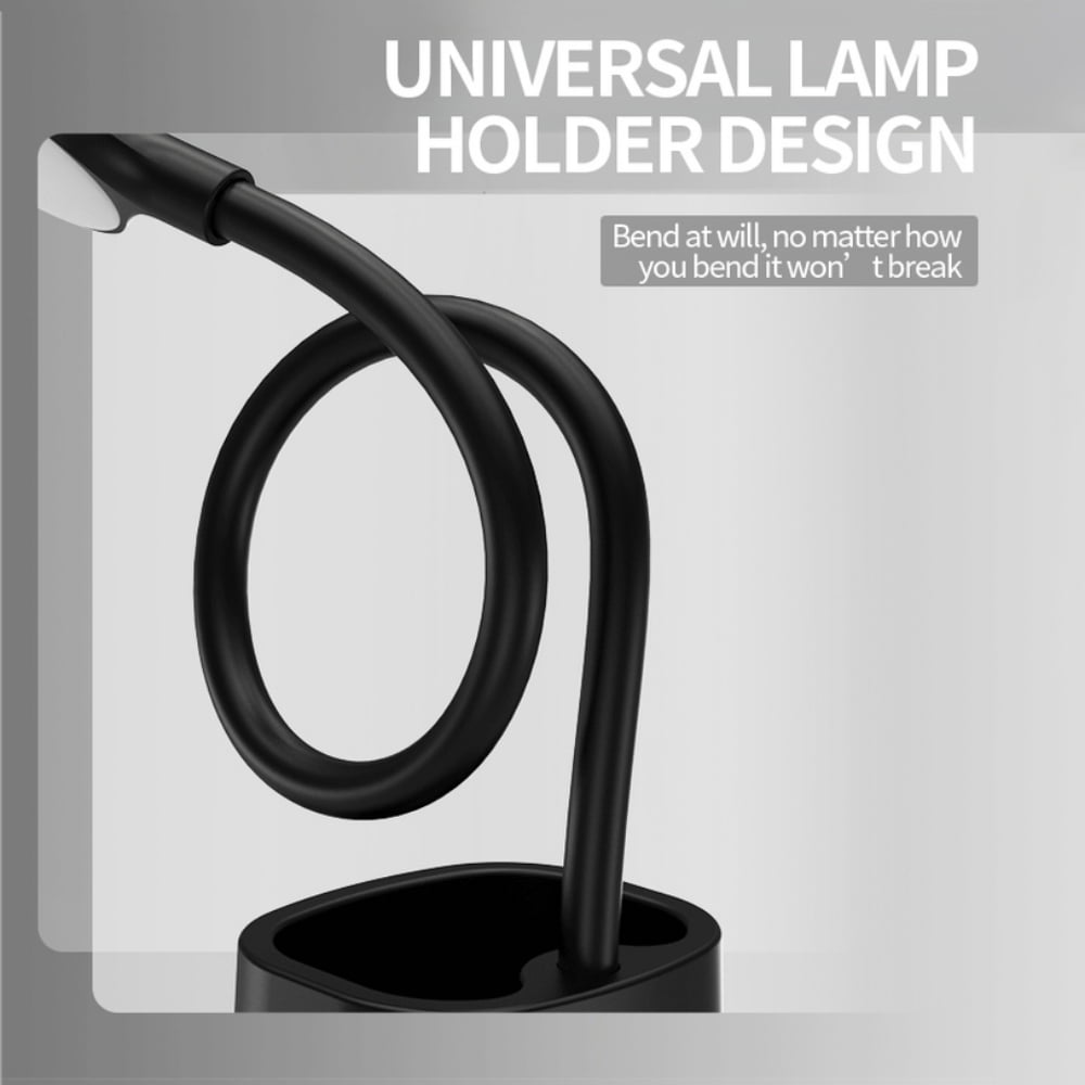 LED Desk Lamp with Wireless Charger, USB Charging Port, Table Lamp with 3 Lighting Modes, Touch Control, Auto-Off Timer, Dimmable Eye-Caring Desk Light with Adapter, Black
