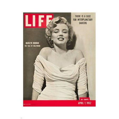 Marilyn Monroe Life Magazine Cover Poster April 7 1952 24X36 Luminous