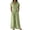 Green, variant on Womens Wide Leg Pants Spring Summer high waist relaxed fit durable material machine washable yoga workout for fitness training Green L