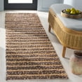 thumbnail image 2 of SAFAVIEH Natural Fiber Bentley Striped Runner Rug, Natural/Brown, 2'3" x 8', 2 of 7