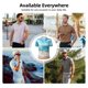thumbnail image 5 of Balery Sunny Ocean Waves Camisa Polo de Hombre con Estampado, de Manga Corta y Tejido Medio, Camisa Tipo Golf Polo-Small, 5 of 6