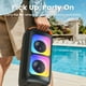 thumbnail image 3 of JYX Altavoz Portátil para Fiestas, Altavoz Bluetooth con 2 Micrófonos, Altavoz de Graves Profundos con Luz RBG, T37-T, 3 of 10