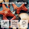 thumbnail image 3 of Starfish Elegant Velvet Bed Pillow Covers Set - Decorative Pillows with Unique Patterns, Chair Pillow Covers - 16x16, 18x18, 20x20 inches for Any Occasion - Set of 2 Items, 3 of 6