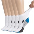 thumbnail image 7 of Athletic Socks for Men & Women 5 Pairs, Ankle Sports Socks, Breathable Mesh Running Socks, Moisture Wicking Workout Socks for Gym & Everyday Wear, Shoe Size 7-8.5, 7 of 7