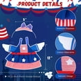 thumbnail image 5 of Clearance Patriotic Porch Goose Outfits for 23 Inch Lawn Statue, 4th of July Costume for Plastic/Cement Statue, Summer Sculpture Clothes for Garden Patio USA 250th Anniversary Decoration, 5 of 9