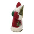 thumbnail image 3 of Schaller Red Beaded Holly Leaf Santa Christmas Paper Mache Candy Container 1 pc, 3 of 9
