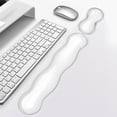 thumbnail image 4 of Pompotops TWS Mouse,Computer Mice,Silent TWS Mouse For Laptop,Keyboard Hand Stand Mechanical Keyboard Wrist Stand Soft Rubber Mouse Wrist Stand Computer Office Mouse Wrist Stand Set, 4 of 6