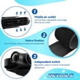 thumbnail image 7 of Car Seat Fan,Turbo Wind Power Usb Rechargeable Fan Back Pillow Car Cooling Fans that Blow Cold Air, 7 of 7