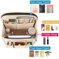 thumbnail image 4 of VANCORE Felt Backpack Organizer Insert Felt Purse Organizer Insert, ote Handbags Pocketbook Inserts Organizers, Beige, 4 of 8